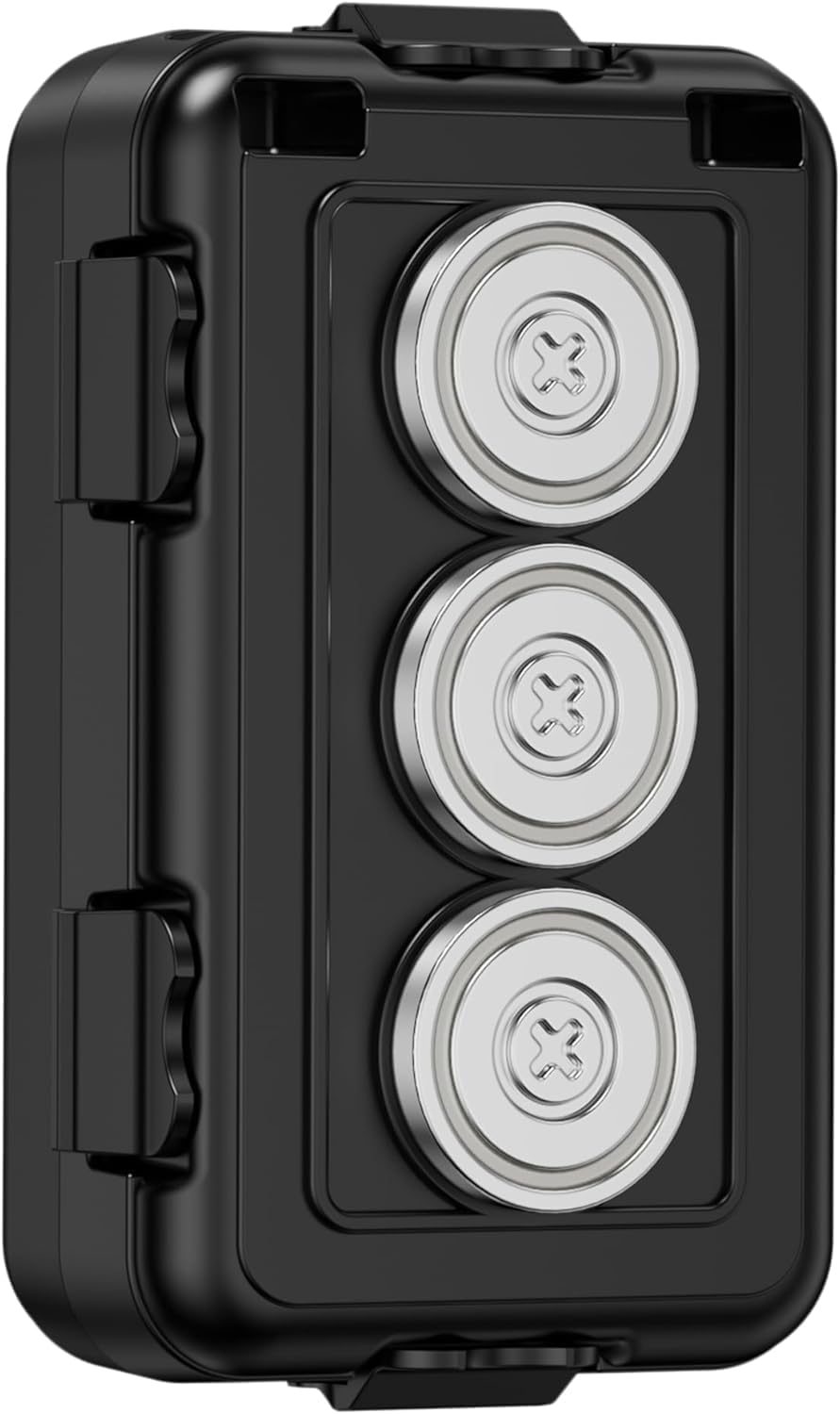 Magnetic Key Box,Magnetic Key Holder Under car,Magnetic Key Cabinets,Key Holder Magnetic,Hide a Key Magnetic Holder,Waterproof Magnetic Key Hider Outdoor
