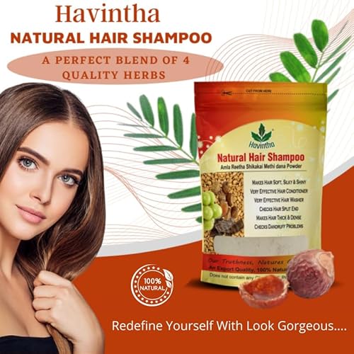 Havintha Shampoo per Capelli Naturale con Amla