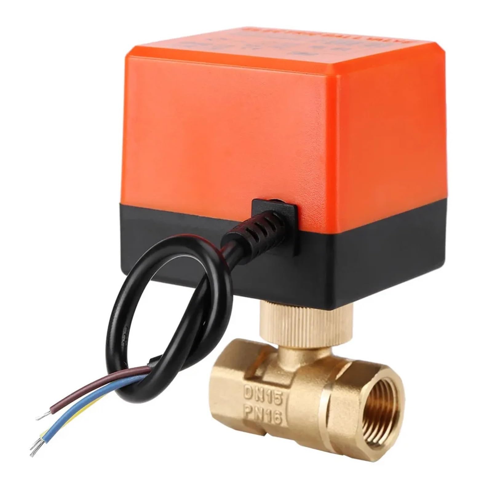 Válvula de bola eléctrica AC 220V de latón para solucionar atascos y cortes bruscos de agua