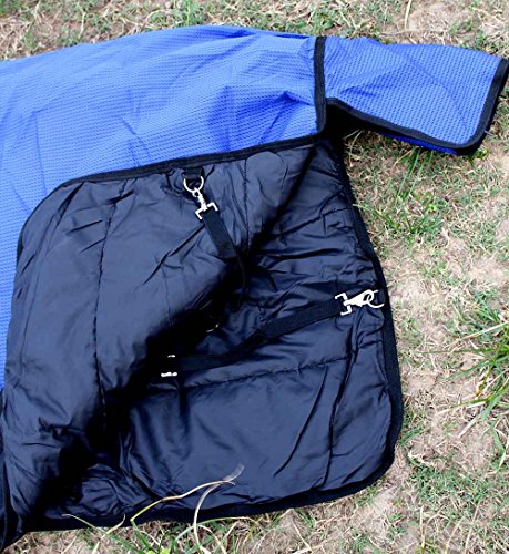 Image of CHALLENGER 1200D Turnout Waterproof Horse Tough Winter Blanket Heavy Blue 557G