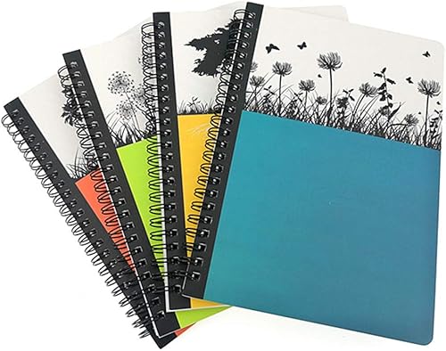 Miniatura 5 de ALIMITOPIA - Cuaderno de notas anillado, cuaderno de bocetos, diario, planificador, tamaño A5 y 80 hojas (motivo de árbol de ensueño)