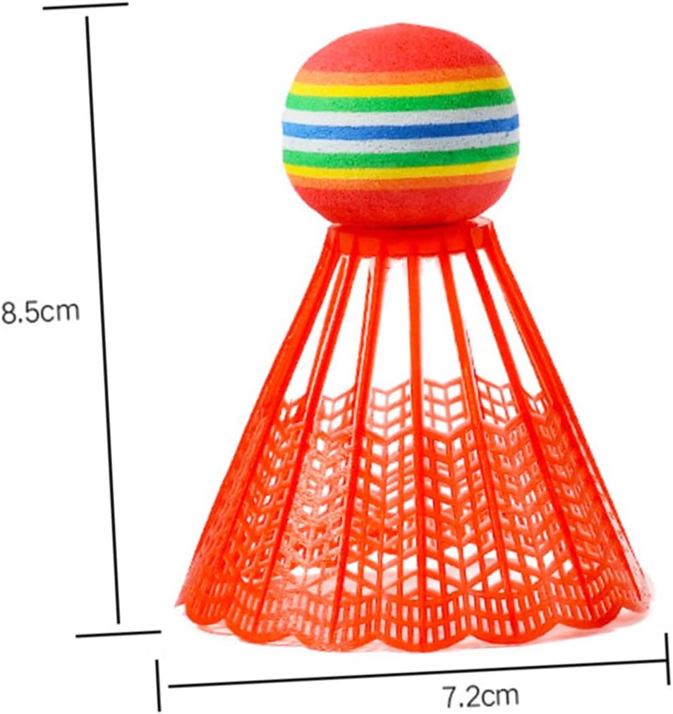 Yardwe Badminton Ball Shuttlecock Bat Indoor Racquet Game Badminton Cork Badminton Birdie Paddle Ball Badminton