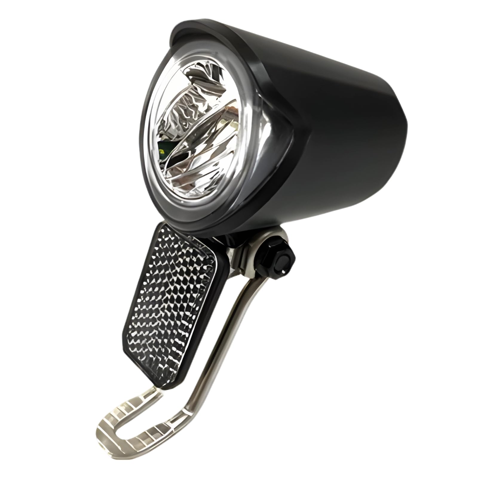 Luce per bicicletta elettrica con connettore a 2 pin, faro LED da 6 V a 60 V, con spina impermeabile, luce anteriore e supporto in metallo per una guida sicura di notte e in giro