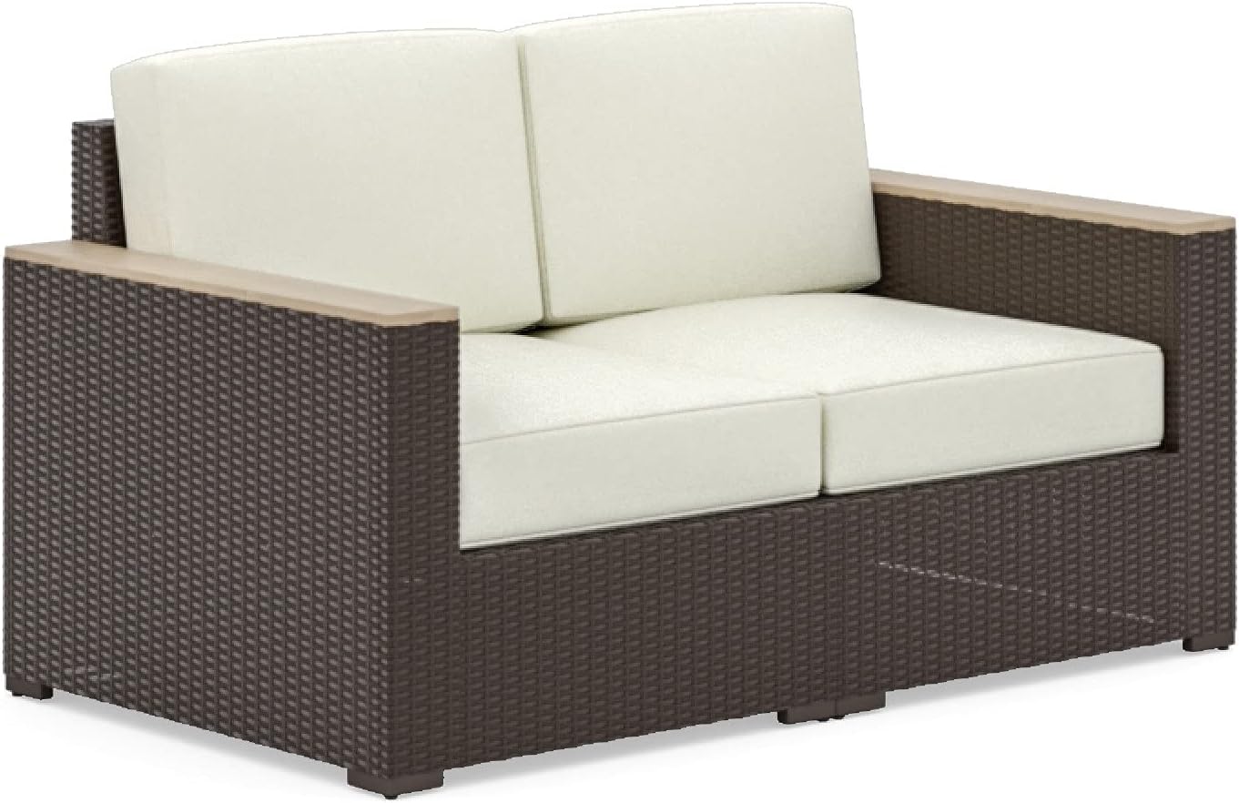 homestyles 6800-60 Loveseat, Brown : Patio, Lawn & Garden