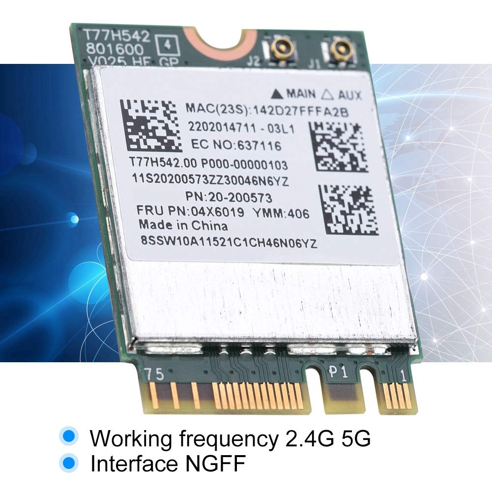 Dwuzakresowa Karta 2.4G 5G, NGFF Wireless WIFI do Sieci Realtek 8822ce 433Mpbs