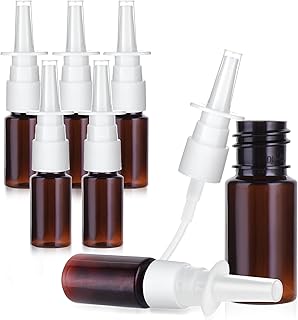Giantree 10 ml Nasal Spray Bottle, 7 Pcs Small Empty Nose Spray Bottle Fine Mist Sprayers Refillable Atomiser Spray Bottle...