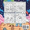 Fuzzy Space - A Bold and Easy Coloring Book: Cute Animals in Outer Space for Stress Relief | Simple and Cozy Galaxy Designs for Adults, Seniors and Teens #1