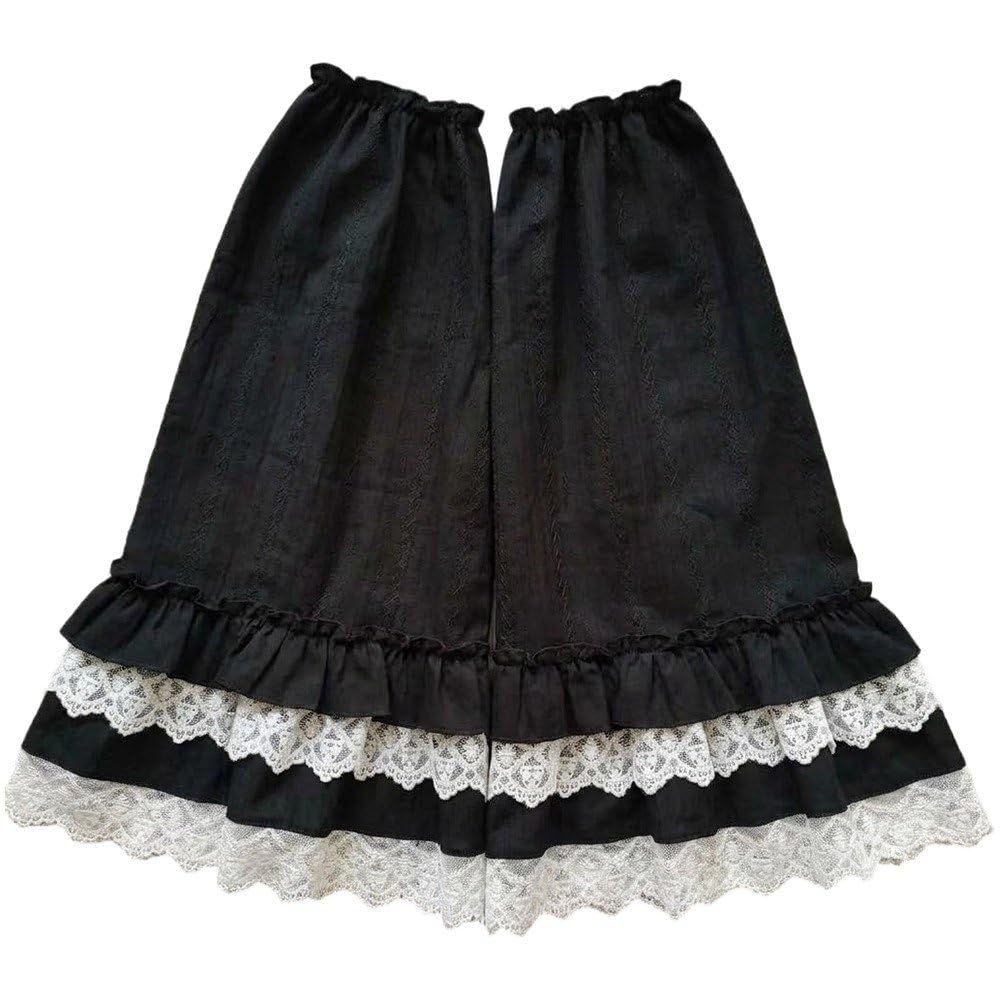 Cubrebrazos de encaje con volantes Lolita para personalizar camisas y vestidos