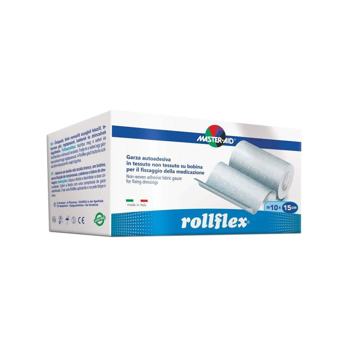 Plaster Rollflex In Mullbindden 15x10 cm