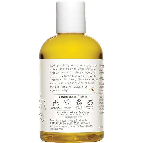 Miniatura 2 de Burt Bees Mama Bee aceite corporal nutritivo con vitamina E, 4oz, paquete de de 3