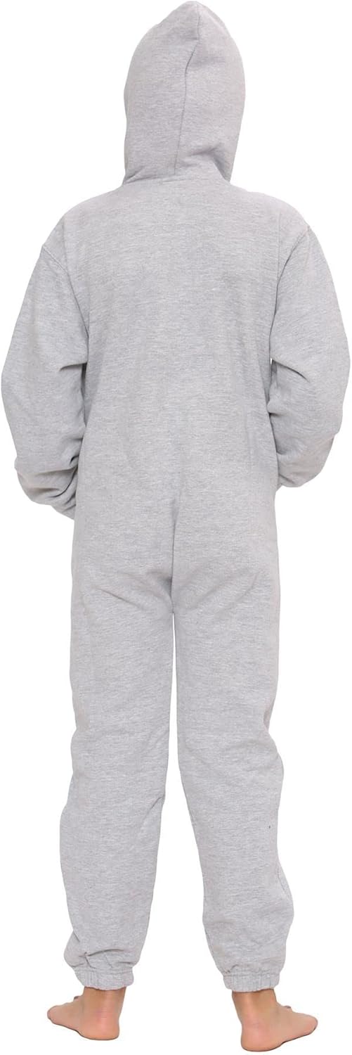Girls Boys Fleece Overall All in One Jumpsuit New Age 5 6 7 8 9 10 11 12 13 Years - Image 2
