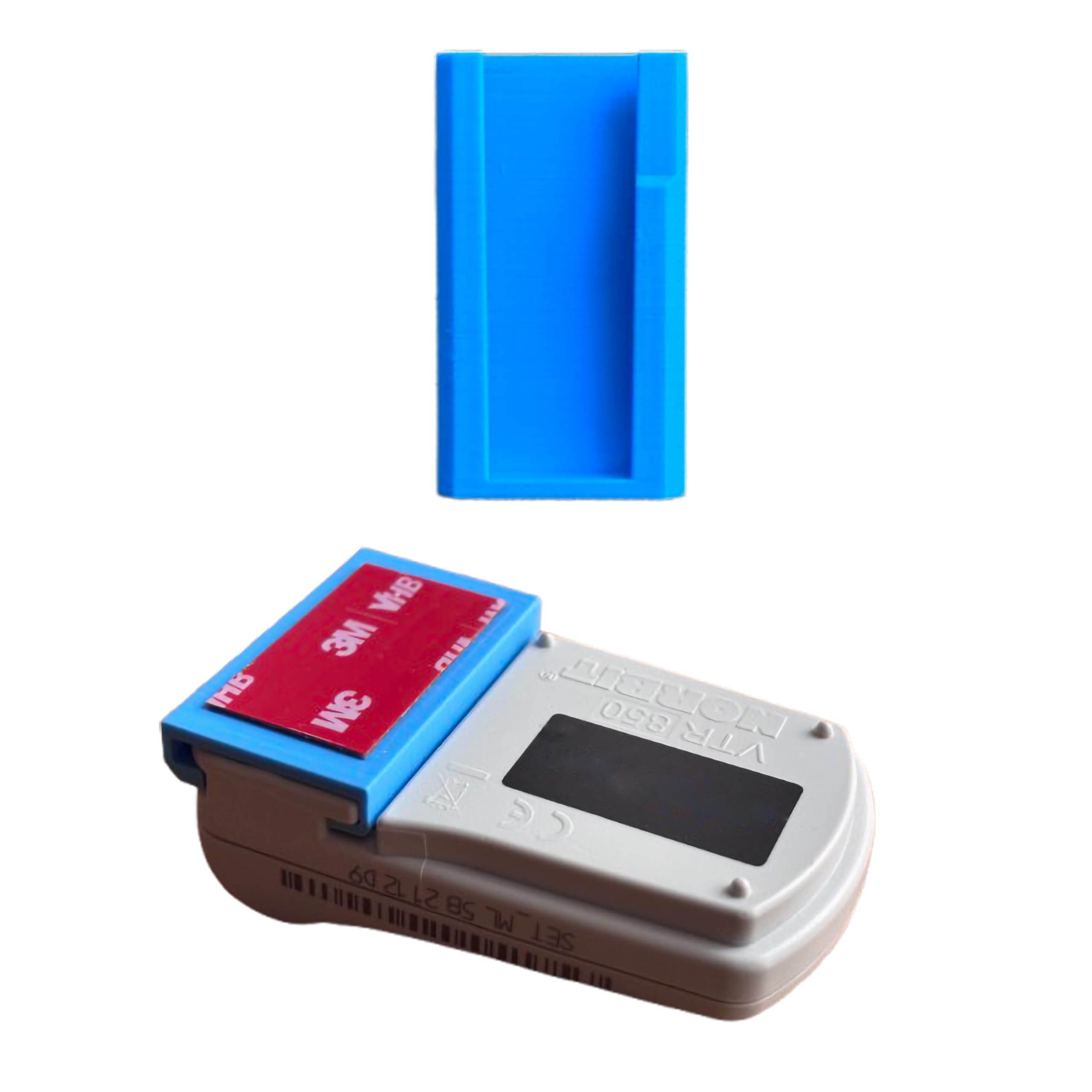 Supporto Adesivo Compatibile con UnipolMove – Clip di Fissaggio Biadesiva per Telepedaggio, Uso Auto e Moto – Fissaggio Rapido su Cruscotto o Vetro, Resistente e Duraturo – Azzurro, 1 Pezzo