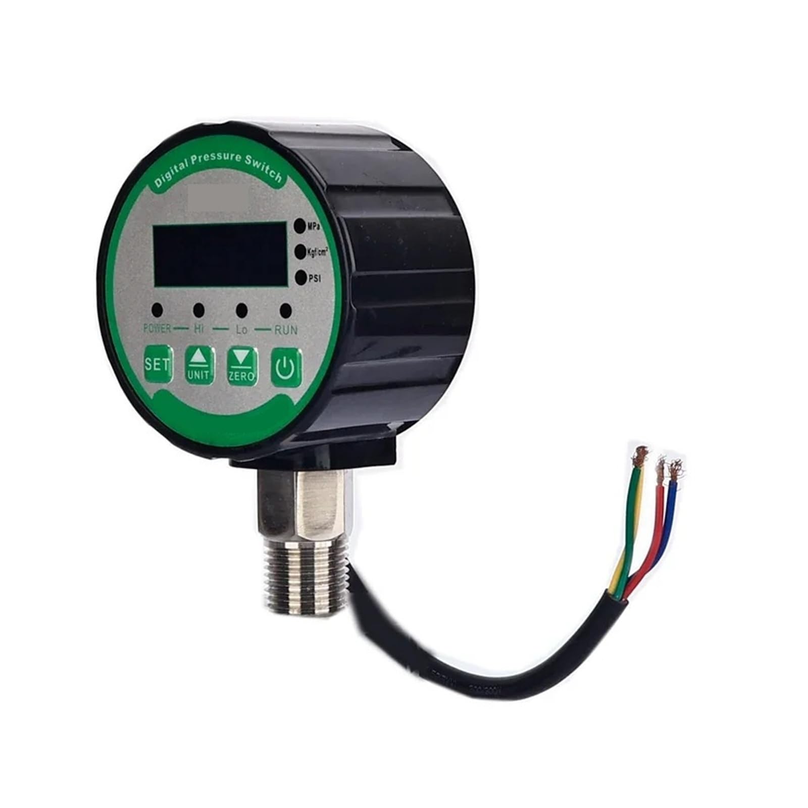 Manómetro, Controlador de interruptor presión digital Manómetro contacto eléctrico inteligente(0~60MPa)