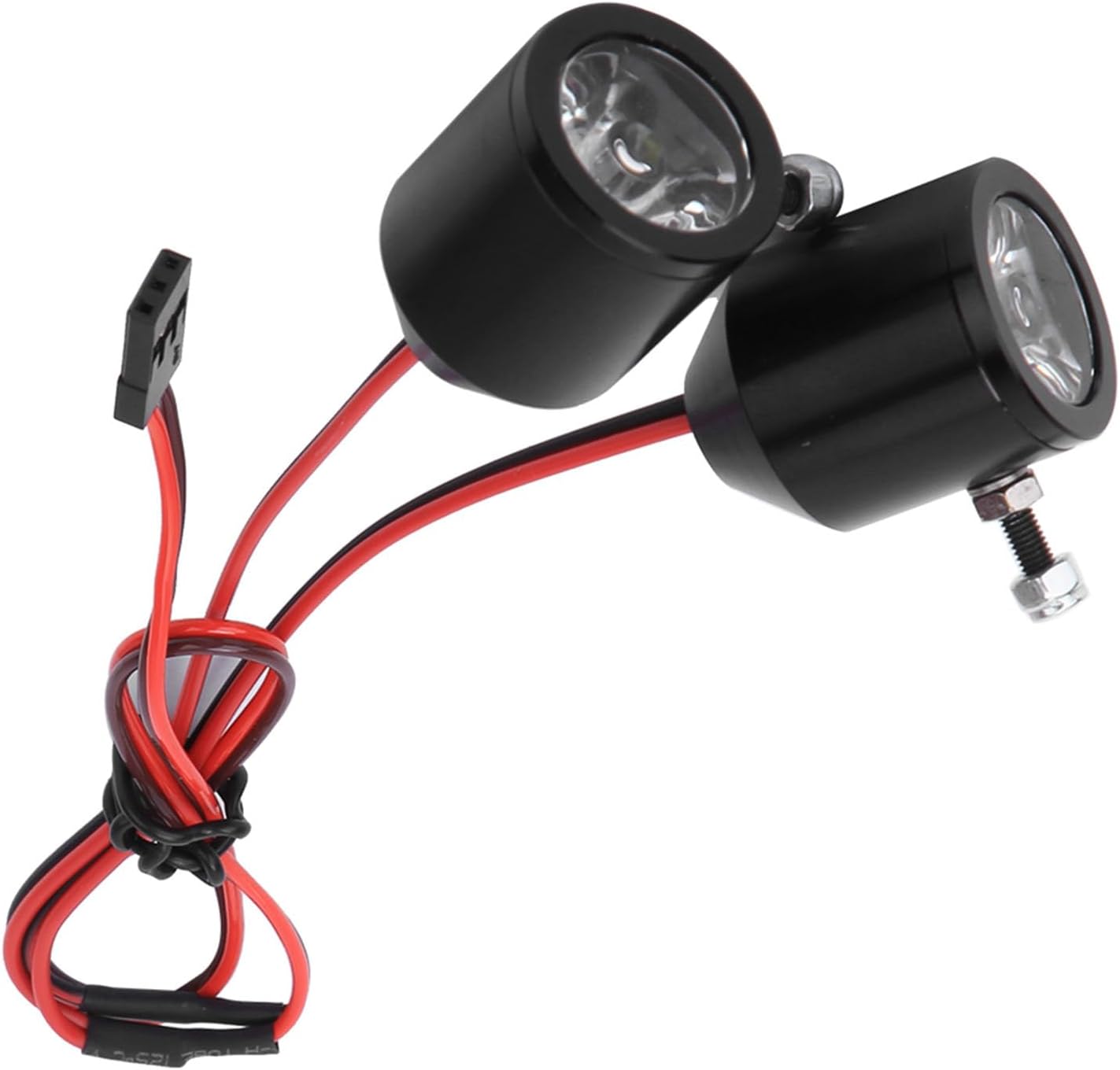 RC Spotlights 3W High Power LED Light RC Searchlight Easy and Convenient to Install RC Car Model Black