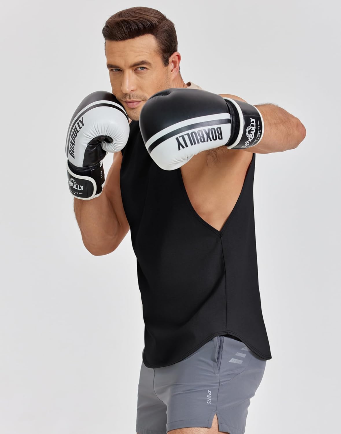 COOFANDY Mens Workout Tank Tops Cotton Cut Off Sleeveless Muscle Shirts Gym Athletic Running T Shirt - Image 6