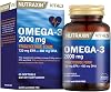 Nutraxin Vitals Omega-3 2000 mg EPA DHA Food Supplement containing Fish Oil 1 x 60 capsules