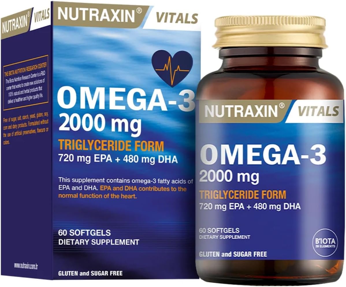 Vitals Omega-3 2000Mg 60 Softgels