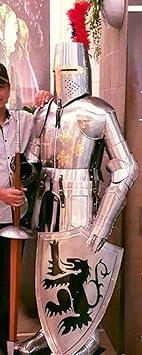 Full Suit of Armor Medieval Knight Crusader Wearable Armour Costume