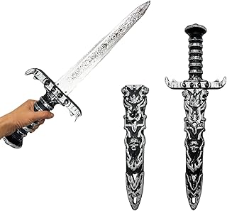 GIFANEO Pack of 2 Dagger Plastic, Halloween Swords, Pirate Sabre Prop False, Sword Toy Sword, Pirate Party Props, Halloween Cosplay Party Gifts