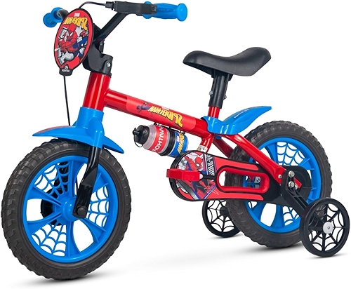 Nathor Bicicleta Infantil Aro 12 Spider-Man