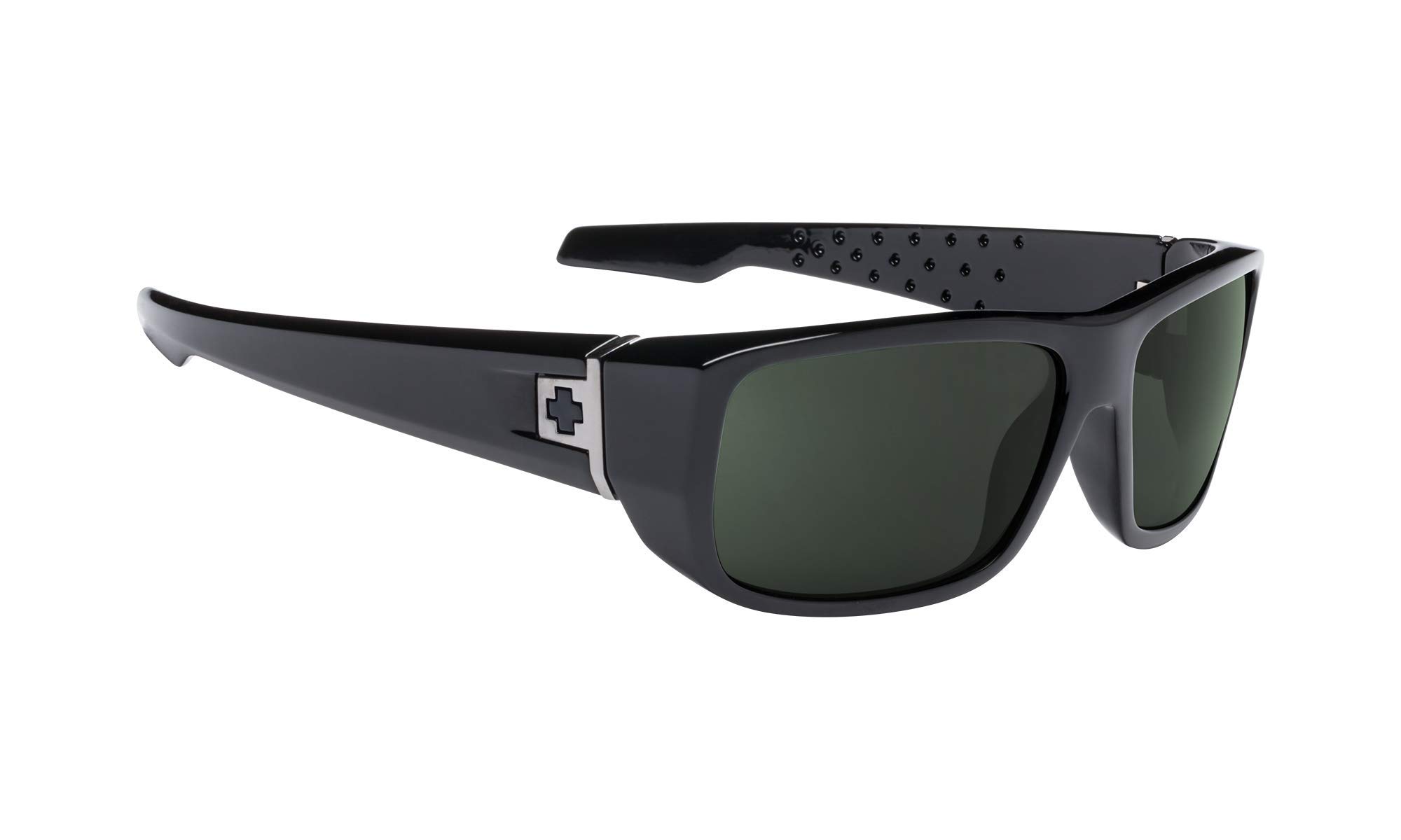 Spy Optic MC3 Occhiali da sole con lenti HD stile 25° anniversario montatura leggera Grilamid Nero Large