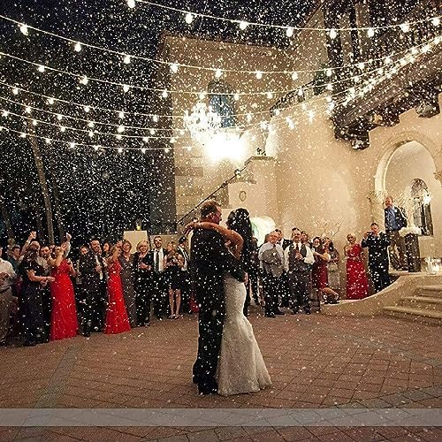 Máquina de nieve súper silenciosa, 1000 W, profesional para producción escénica, cobertura alta de 30 m2 con control remoto para efectos escénicos, Navidad y bodas miniatura 4