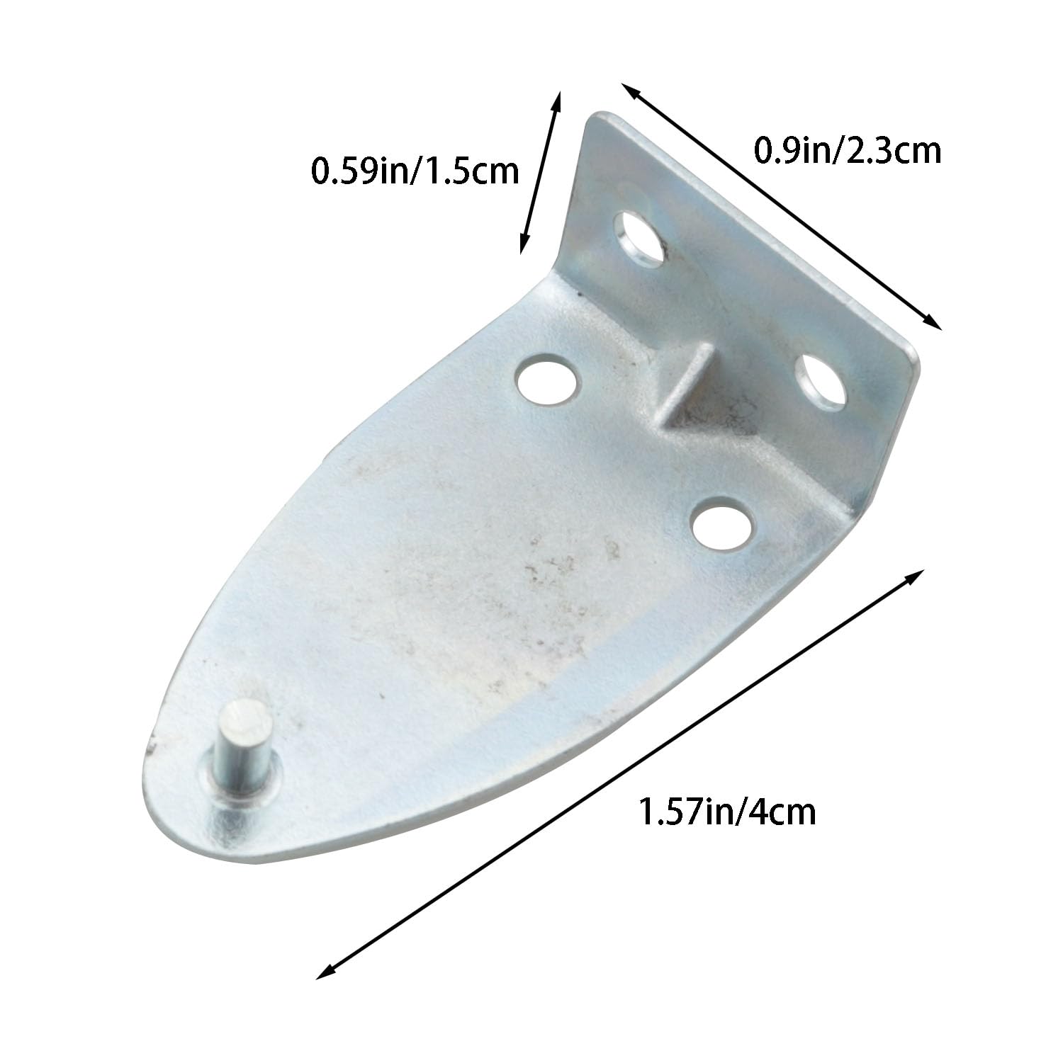 WELWIK 8PCS Metal Blinds Hold Down Brackets Silver Door Blinds Bottom Bracket Blind Bottom Rail Hold Clip for Fixing Blinds Bottom Rail