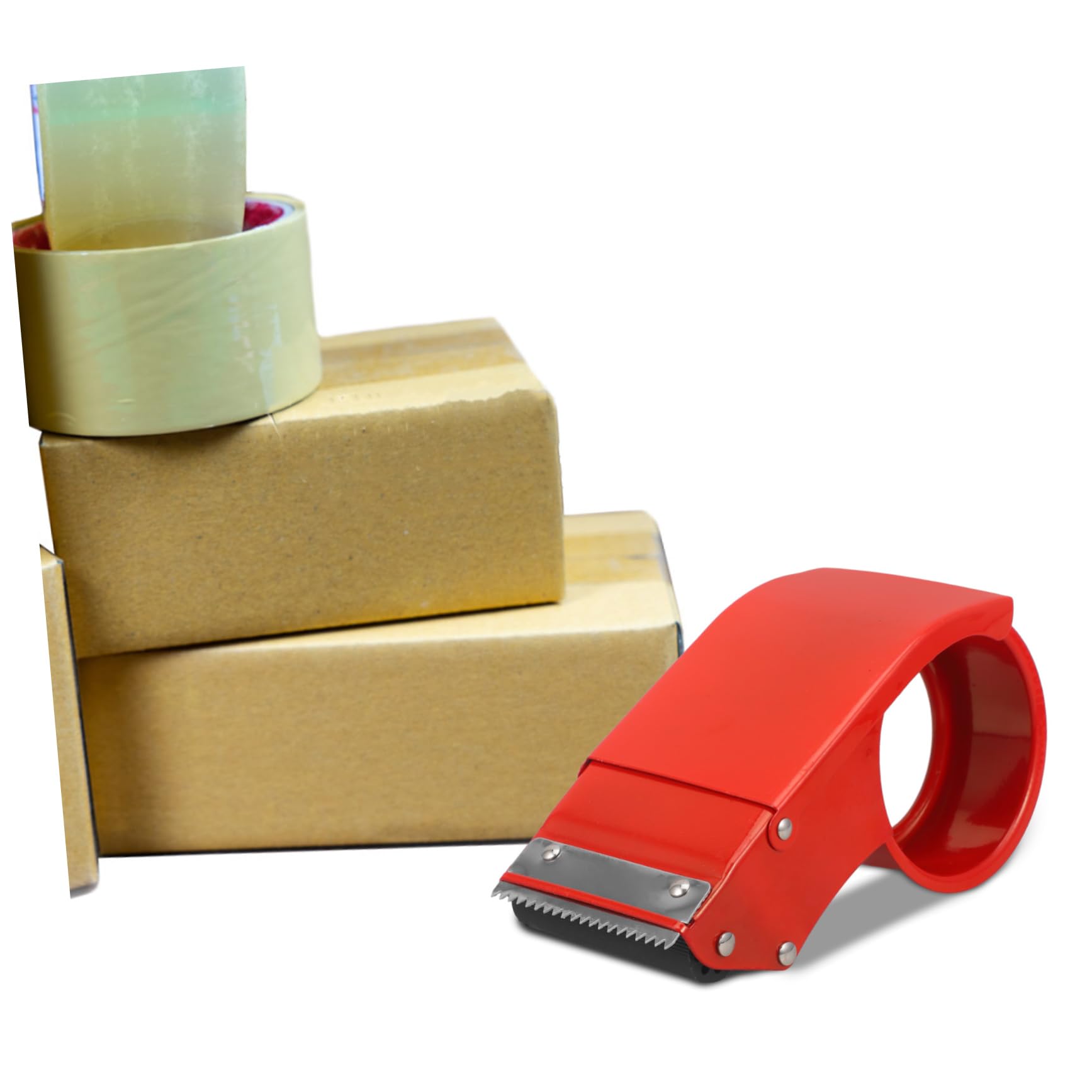 ARTIBETTER 5 Pezzi simpatico dispenser di nastro adesivo dispensare organizzatore desktop supporto del supporto del nastro porta nastro da scrivania carino ferro da stiro rosso