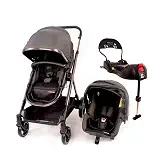 Travel System Safety 1st, Discover Trio, com Isofix, 0 a 15kg, Grey Chrome