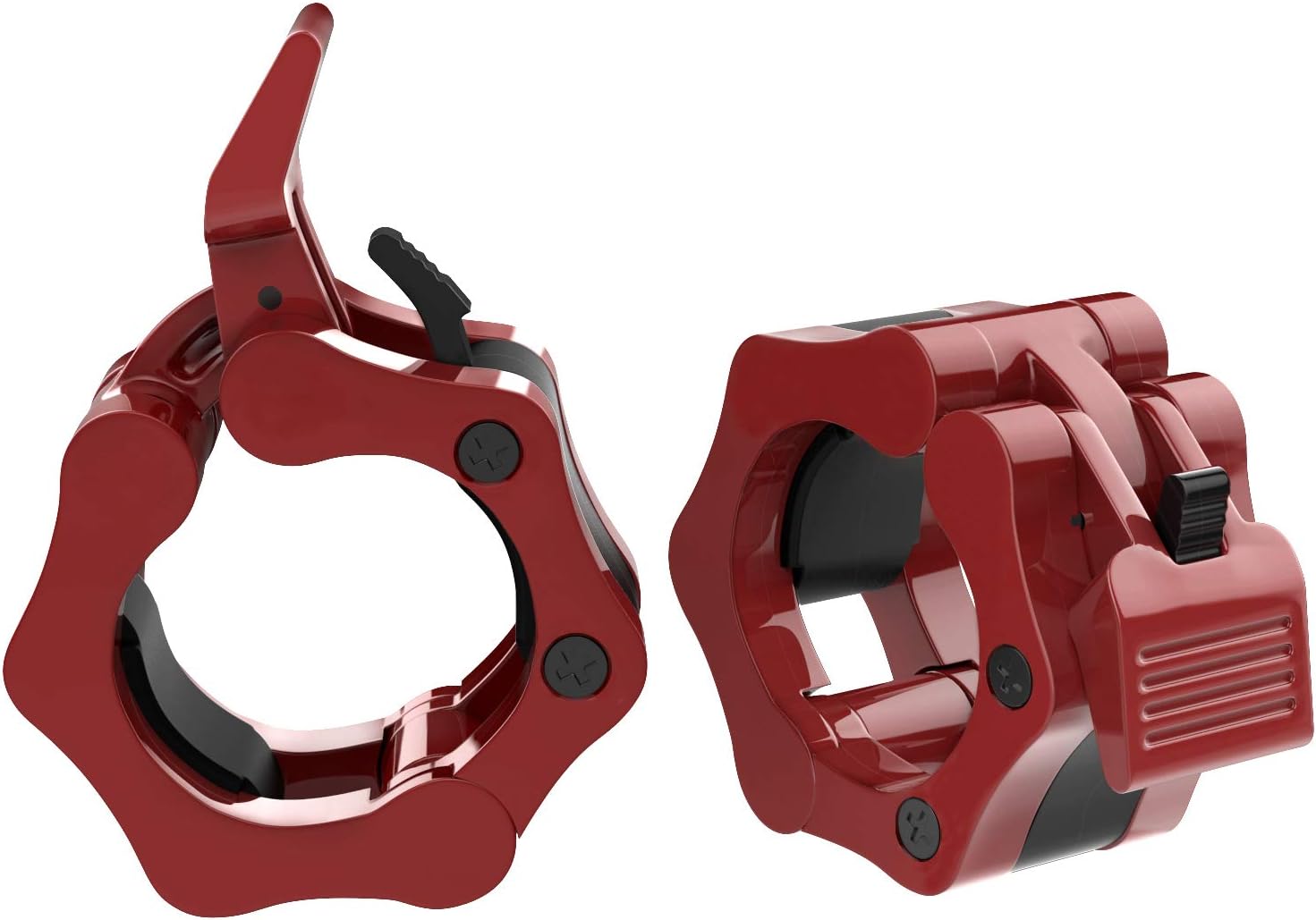 MoKo Barbell Clamps Collars, Quick Release Pair of Locking 1 inch or 2 inch Professional Weight Locks Collar Clips Great for Workout, Weightlifting, Fitness & Strength Training : Sports & Outdoors