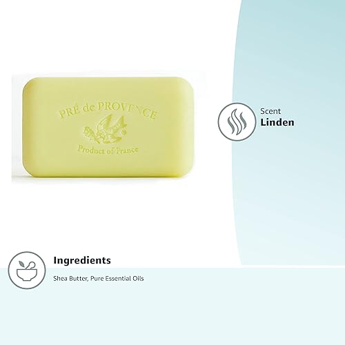 Miniatura 35 de Pré de Provence - Jabonera artesanal francesa enriquecida con manteca de karité, almendra miel, 5.29 oz