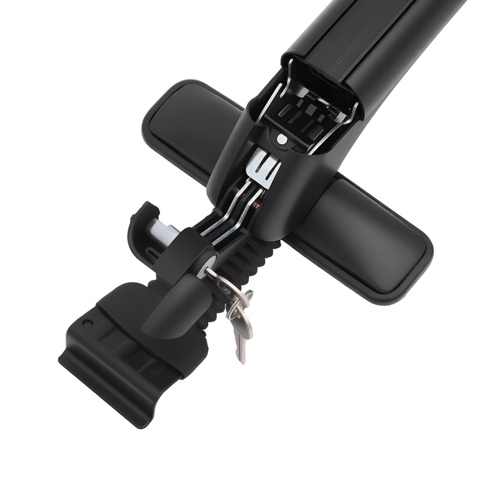 Baca universal de 100 cm con cerradura – portaequipajes de aluminio para coche sin barandilla, capacidad de carga de 75 kg, apto para SUV y autocaravanas, cofre de techo, portabicicletas y