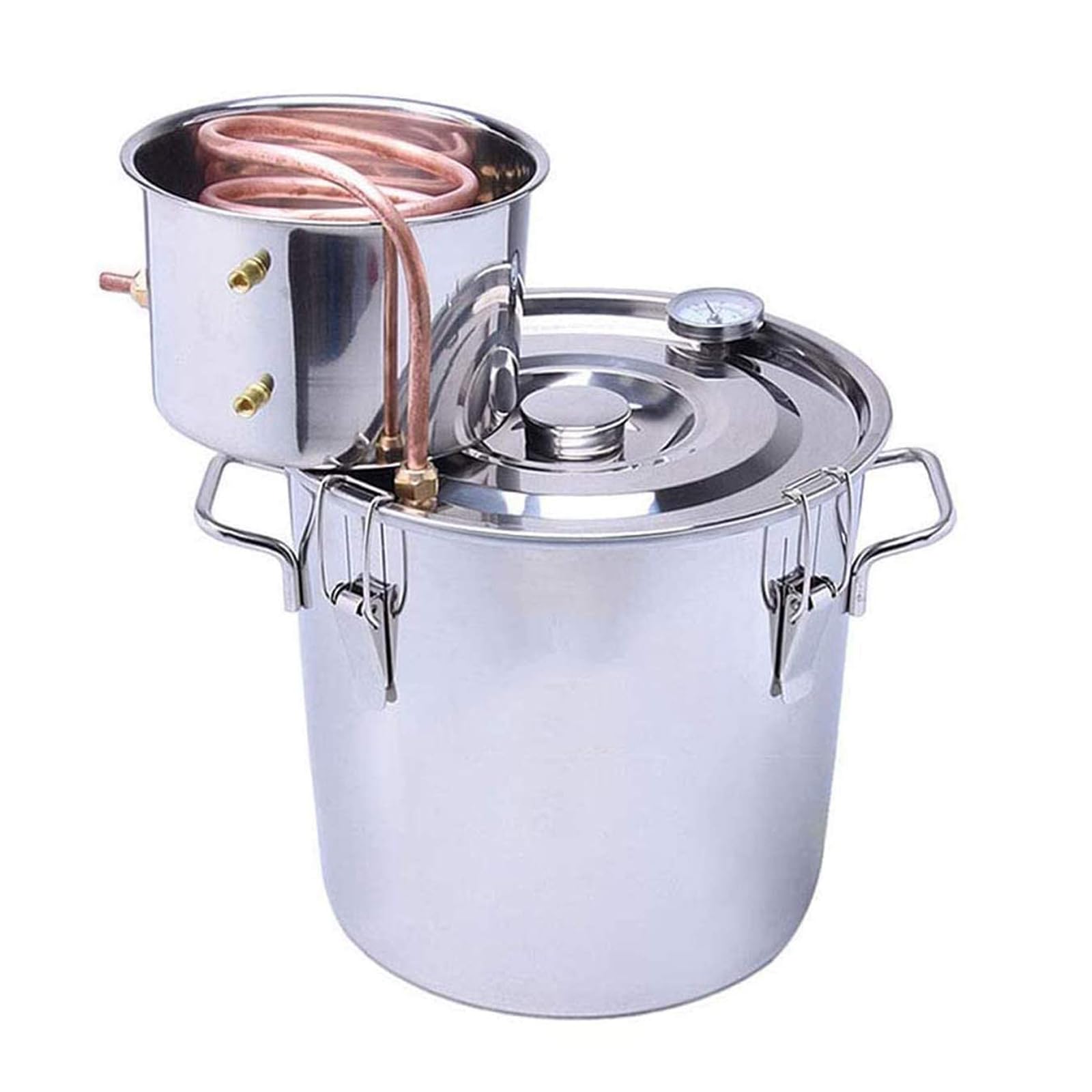 【稀少】蒸気発生器　銅製　3L Amazon｜水蒸留器 銅管ポットスチル,12 l/3 gal｜浄水ポット