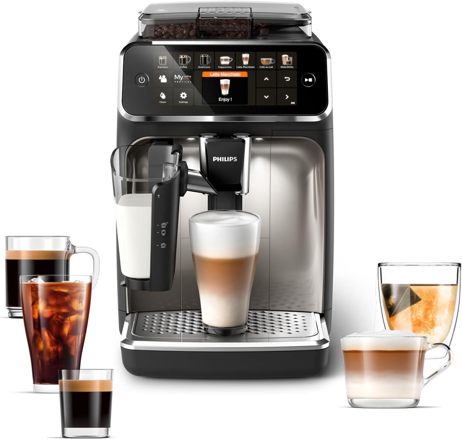 Philips 5400 Series Fully Automatic Espresso Machine - LatteGo