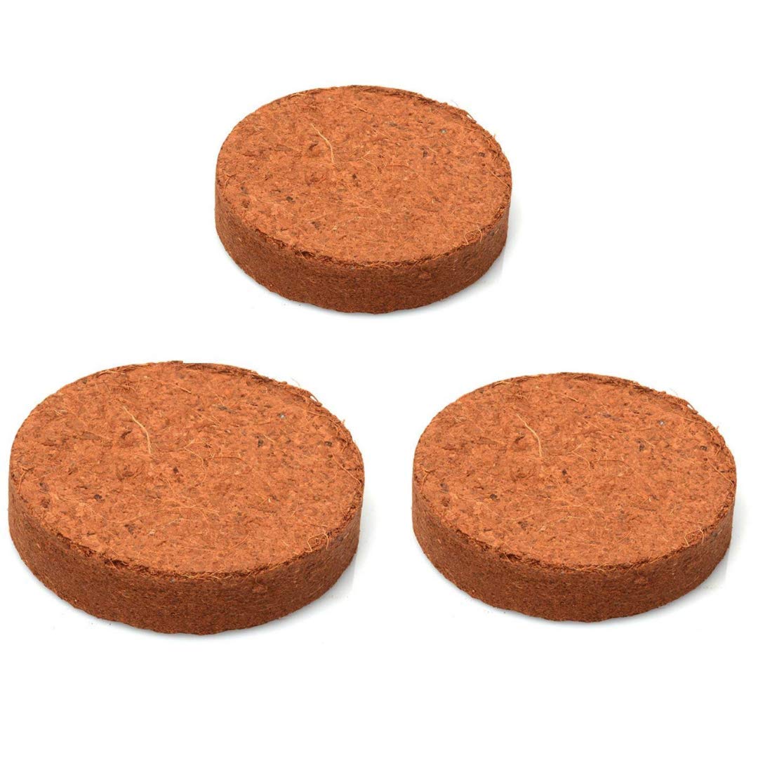 FarmerCity Coco Peat Discs for Potting Soil Mix with Npk Fertilizers
