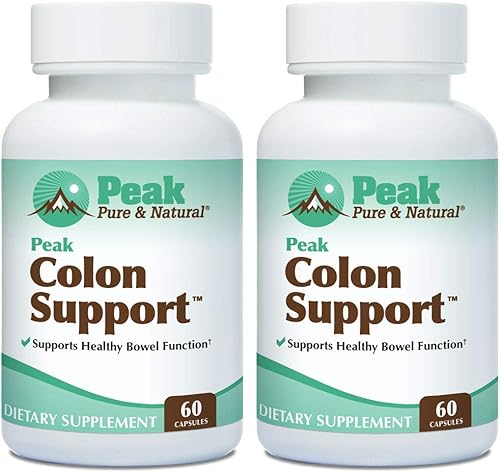 Miniatura 6 de Peak Pure & Natural Apoyo para el colon - Suplemento de limpieza y desintoxicación de colon para la salud digestiva - Apoyo a la salud intestinal