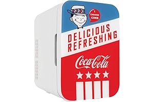 Retro Coca-Cola Mini Fridge - The Perfect Addition to Any Space