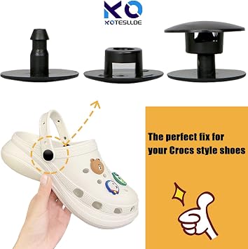 KOTESLLOE Crocs Replacement Rivets 8 Sets Replacement Parts for Crocs