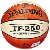 Marke: Spalding Spalding Tf250 Basketball Ball, orange/Weiß, 6