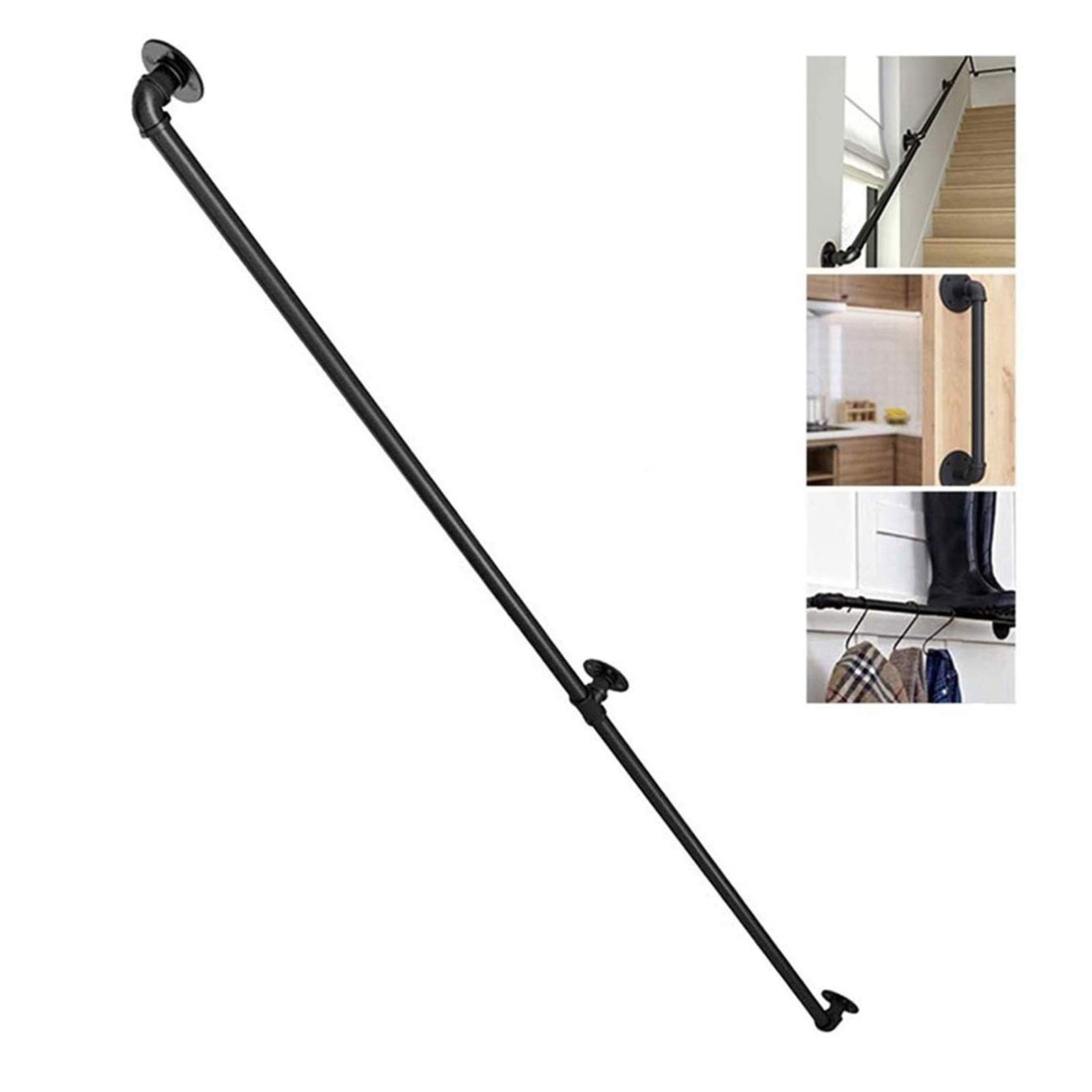 Main courante d'escalier anti-dérapante idéale pour sécuriser le couloir du loft