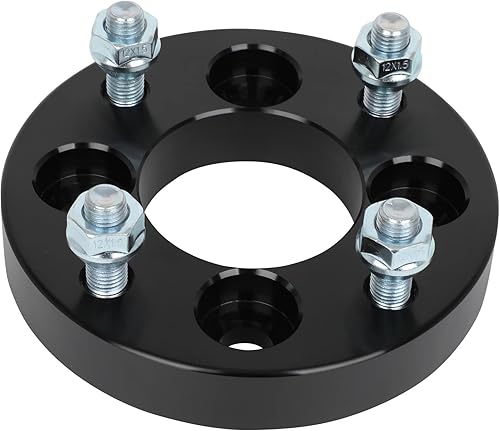 Miniatura 3 de ECCPP Adaptadores de rueda de 4 x 100 a 4 x 4.5 pulgadas, espaciadores de 1 pulgada, 4 lengüetas, aptos para Aveo 2004-2011 para cobalto 2005-2010