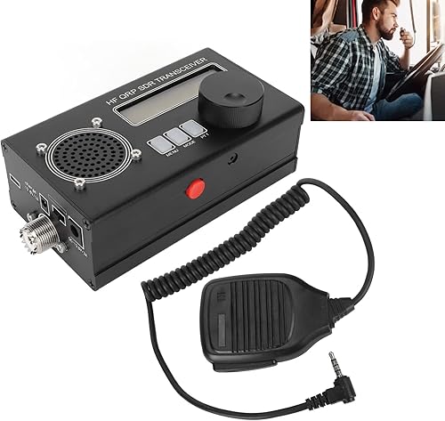 Miniatura 3 de Receptor de radio transceptor SDR de código abierto con 8 bandas, USDX QRP HF, DIY, batería de polímero de litio incorporada, para radio de onda