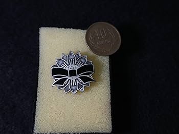 Amazon.co.jp: レトロ 喪章 リボンマークの記章 旧バッジ