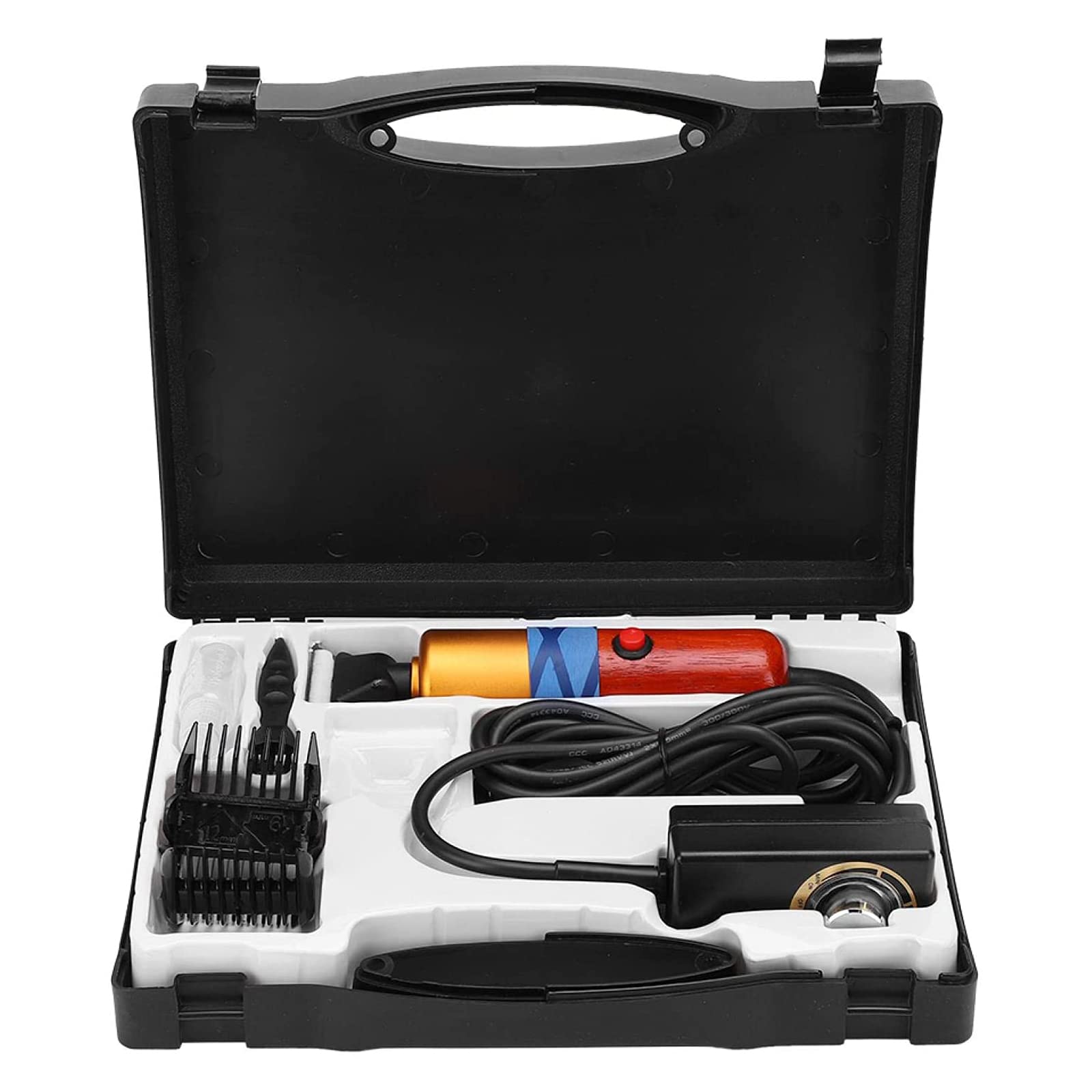 Cortapelo para Mascotas 200W Cortapelo para Perros Y Gatos Mascotas,Kit De Maquina Cortar Pelo Perros Silencioso con Cable De 2.9M Ideal para Conejo/Perro/Gato/Oveja Y Otros Animales