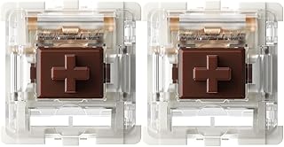 Gateron G Brown Pro Switches Pre-lubed 3pin RGB SMD Tactile for Gaming Mechanical Keyboard (72 Pcs, Brown)
