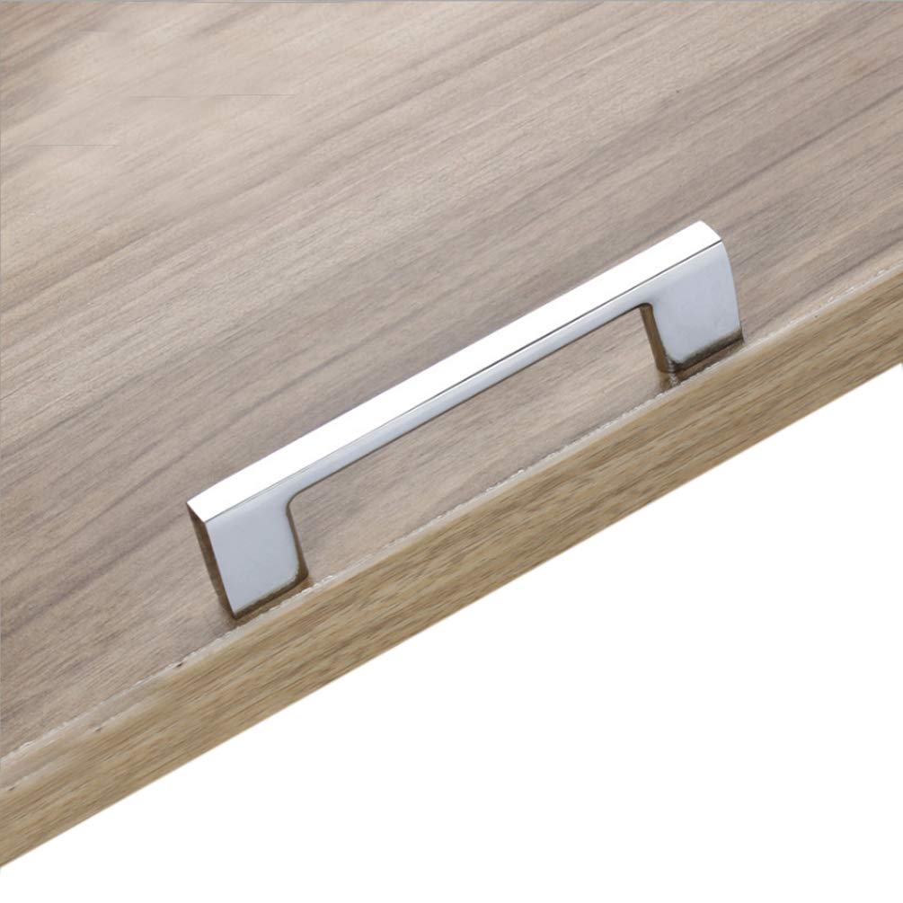 10 stuks Meubilair Handvat, Keukenkast handgrepen Geborsteld, messing meubels lade Knop, Moderne eenvoud Retro handgrepen, met Schroeven, voor kast (Size : 128 mm