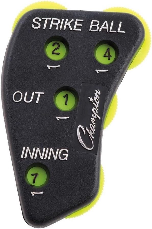 Indicator Umpire Champion Sports 4 Wheels Amarillo 3-Pack miniatura 2
