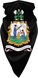 National Emblem of St Vincent and The Grenadines Windproof Sports Face Mask Suitable for Motorcycle Mask Balaclava Outdoor Riding Scarf