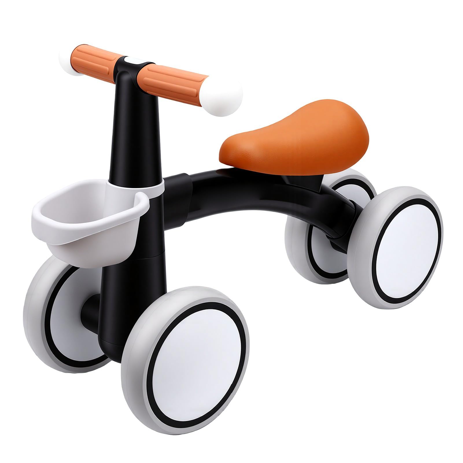 Cocoarm Bicicletta Senza Pedali per Bambini 1-3 Anni, di Sterzo Stabile, | Telaio in Lega di Alluminio, Ruote in TPU Morbido Che Proteggono i Pavimenti, Cuscinetti a Sfere a Gola Profonda Guida ,