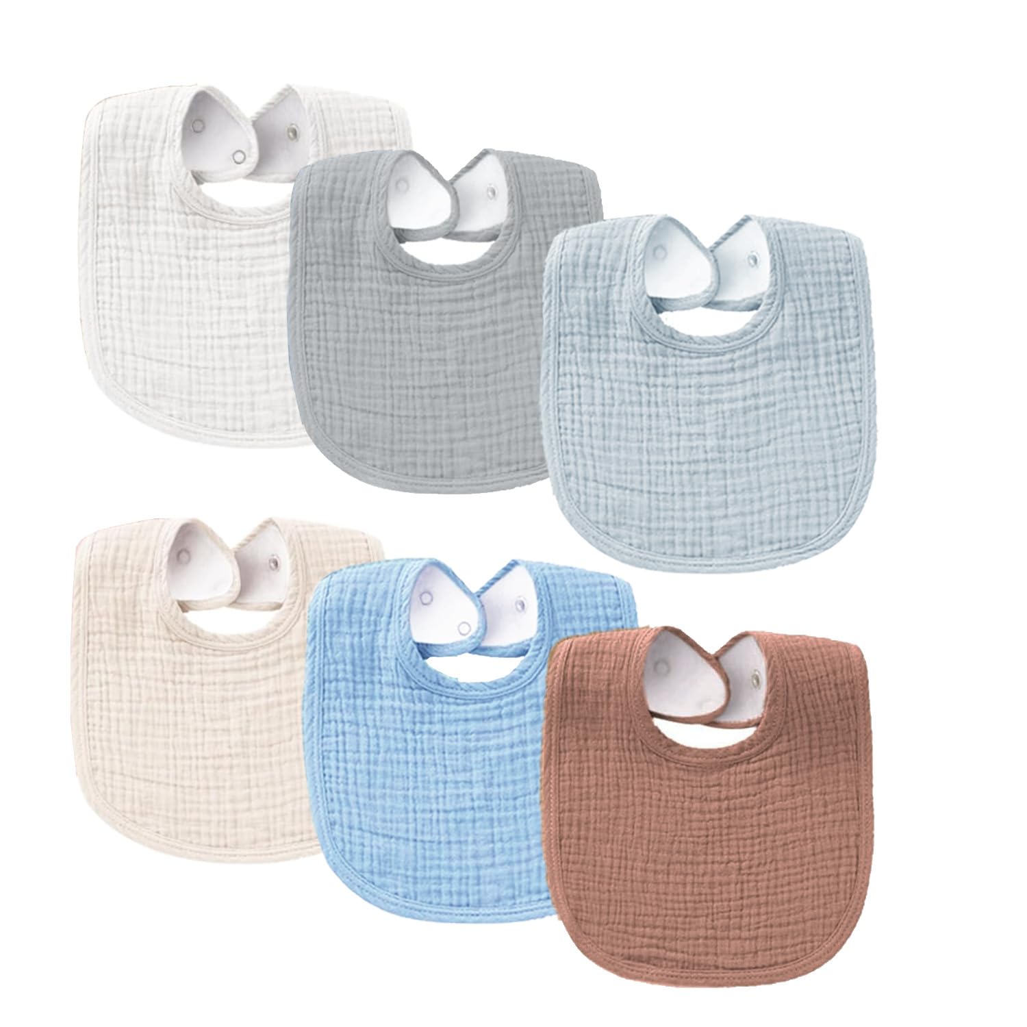 SLOSH Bavaglini Bavaglino Neonato Cotone Baby Pappa Morbidi Panno Per Ruttino Assorbenti Burp Neonati Neonata Lavabile